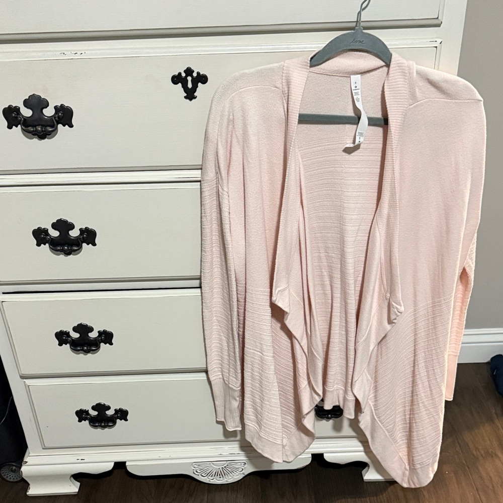Lululemon Athletica Light Pink Cardigan